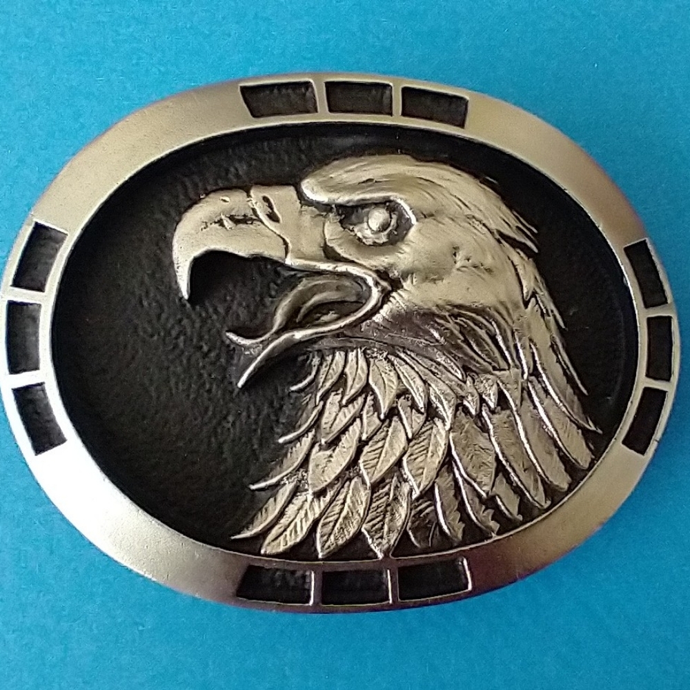 Original lead-free pewter belt buckle. Ca. 1994